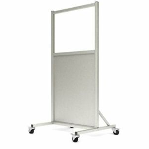 Mobile Leaded Barrier with 24" W x36" H inch Window