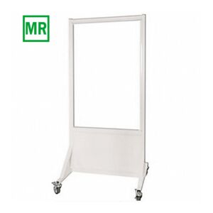 MRI-Safe Mobile Leaded Barrier with 30x48 inch Window
