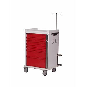 MR-Conditional Seven Drawer Emergency Cart Specialty Package