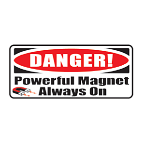 MRI Warning Wall Sign - “Powerful Magnet Always On”