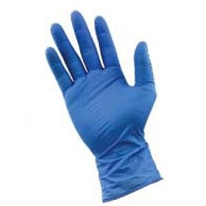 Nitrile Gloves, Powder-Free - Blue - Box of 100 Gloves