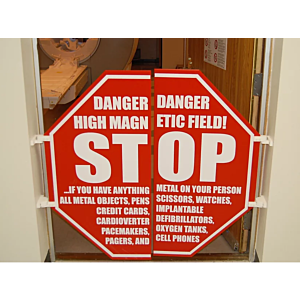 MRI Door Frame STOP Sign