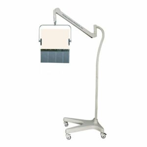 Square Arm Overhead Lead Acrylic Mobile Barrier with Lead Curtain