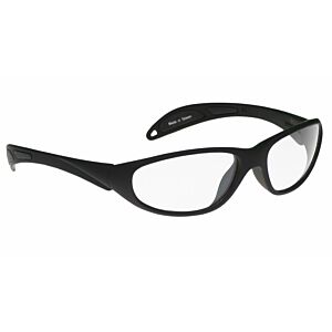 Model 208 Wraparound Lead Glasses - Black