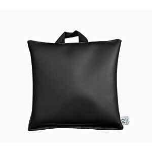 Vinyl Square Black Sandbag: 10 LB (11 X 11L)  - Standard Handle  