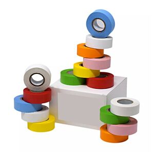 ¾” Wide x 60” Color Labeling Tape  (4 rolls/box)