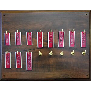 Video Fluoroscopic Swallow Lead Markers and Wall Board Set - Aluminum