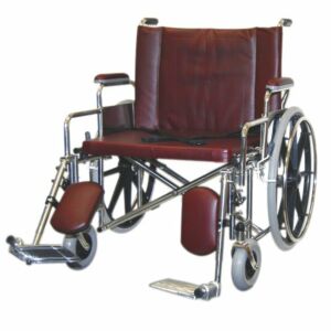 26” Wide Non-Magnetic MRI Bariatric Wheelchair w/ Detachable Elevating Legrests