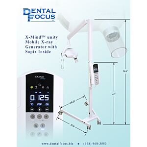 Dental Focus X-Mind Unity Veterinary Intraoral X-Ray, Mobile Unit