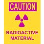 Caution Radioactive Material - 20 per pack