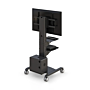 Rolling Computer Telemedicine Medical Monitor Stand