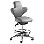 Ergonomic Ultrasound / Sonography Chair with Foot Ring and New Premium Healthcare Grade Vinyl Colors