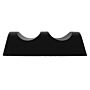 Leg Rest with Knee Cutouts (5x18x15) - Coated