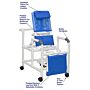 Reclining PVC Shower Chair (20" Width)