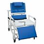 Bariatric Reclining PVC Shower Chair with Soft Seat (30" Width)