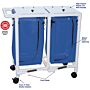 Double Bag PVC Hamper w/ Optional Foot Pedal