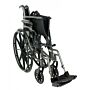 Standard Wheelchair 18” x 16” Swing Away Legrests and Flip Arm Desk Armrest