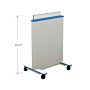 Adjust-a-Height Mobile Radiation Protection Barrier
