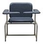 Compact Bariatric Phlebotomy Chair with Dual Flip Arms