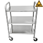 MR Medium Duty Utility Cart with End Rails
