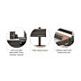 Ergonomic Electric Sit Stand Desk - 72" x 36"