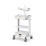 Dual Monitor Medical Computer Cart