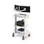 Dual Monitor Medical Computer Cart