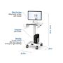 Mobile Point of Care Medical Cart