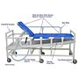 PVC Shower Gurney (450 lb Capacity)