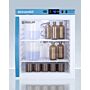 1 Cu.Ft. Compact Countertop Refrigerator Clear Door