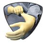 Attenuator X Radiation Reducing Sterile Lead-Free Gloves (.35mm)