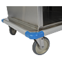 Pedigo Double Door Tall Stainless Steel Surgical Case Cart