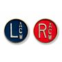 Right and Left X-Ray Lead Button Marker Set
