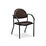 Black Frame Side Chair with Arms