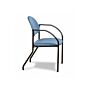 Black Frame Side Chair with Arms