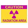 Caution Radiation Area Sign
