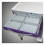4-Drawer Short Emergency Cart - Aluminum