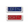 Right and Left Plastic X-Ray Lead Marker Set - Initials Optional