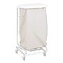 Square Tilt-Lid Hamper with foot pedal