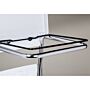 Square Tilt-Lid Hamper with foot pedal