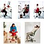 HAG Capisco Ergonomic Chair w/ Medical Grade Covering