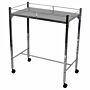 MRI Non-Magnetic Stainless Steel Table with Top Guard Rail 