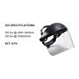 Laser Safety Face Shield for UV and CO2