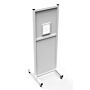 30"x84" Mobile Radiation Shield with 10"x12" Window
