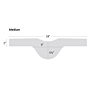 Infab Standard Thyroid Collar without Binding - MODEL NST