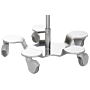 Infusion Pump Stand – 6 Hook 