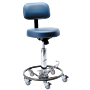 Hydraulic Foot-Operated Surgeon Chair with Backrest