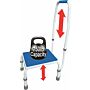 Adjusta-Step Height Adjustable Step Stool with Handle