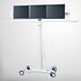 Mobile Monitor Cart for 3 Monitors