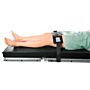 Rubber Patient Restraint Strap with Buckles and Hooks